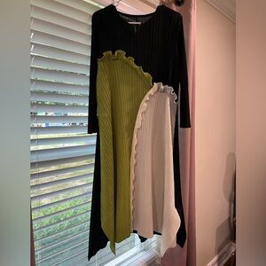 Classy Green and black dress